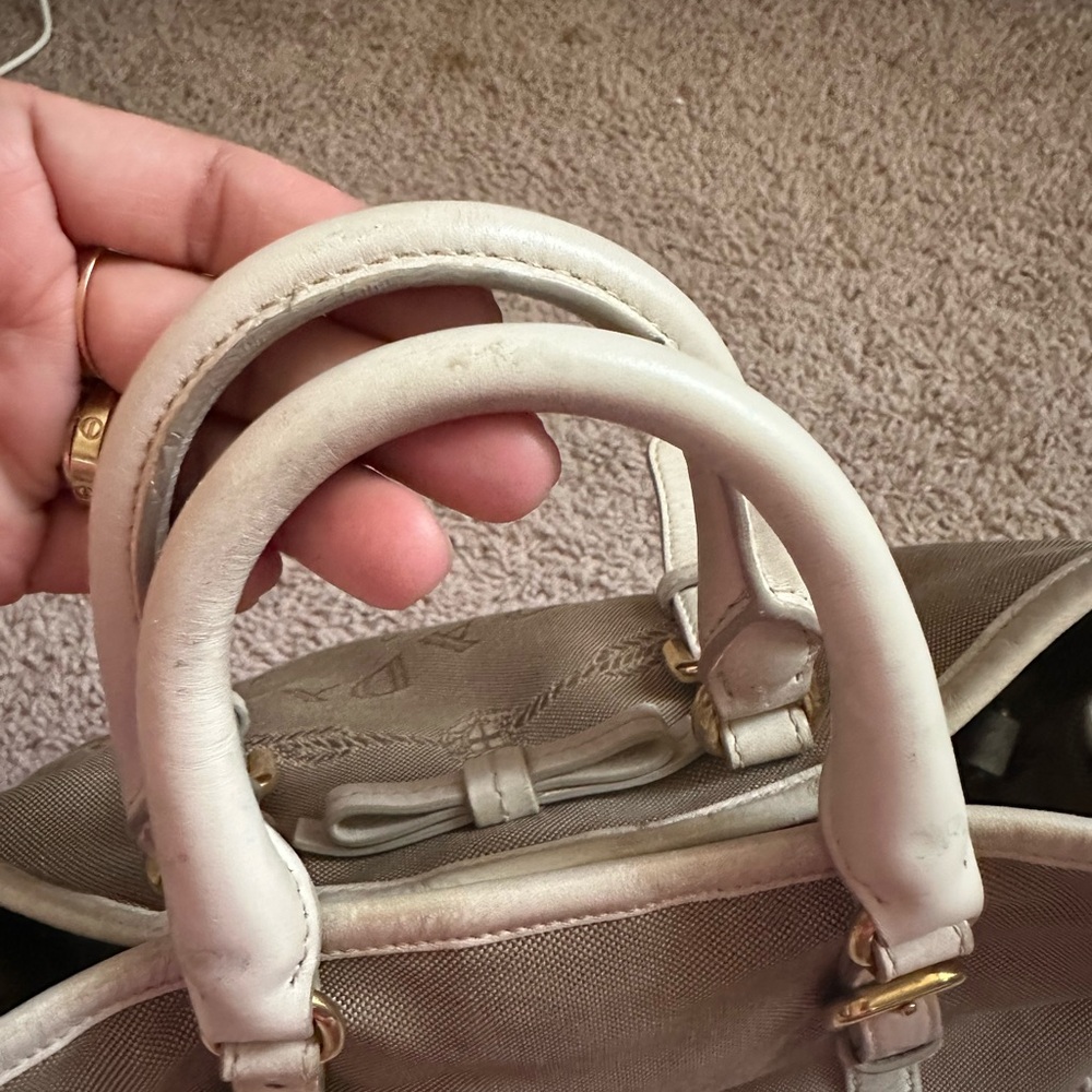 Prada Beige and Cream Tote Bag - Picture 10 of 16